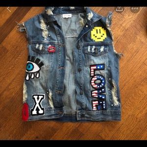Denim vest